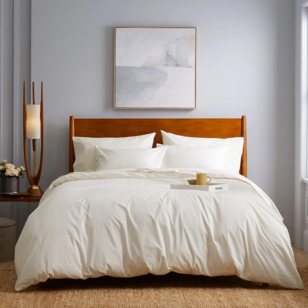 Classic Organic Percale Duvet Cover